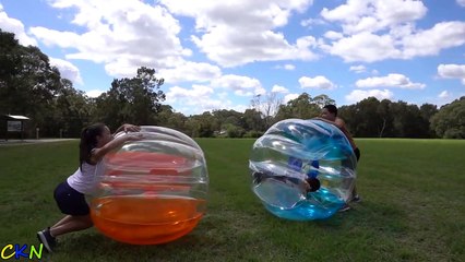X-Shot GIANT Bubble Ball Kids Park PlRun & Smash Roll & Crash With Ckn Toys-Jo4X2I