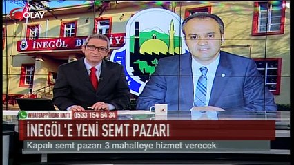 İnegöl'e semt pazarı (Haber 10 04 2017)