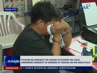 Saksi: Tiyahin ng dinukot na grade 8 student ng LSGH, umaming sangkot sa krimen