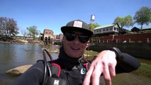Found Lost iPhone, Fishing Pole and Swimbaits Underwater in River! (Scuba Diving)