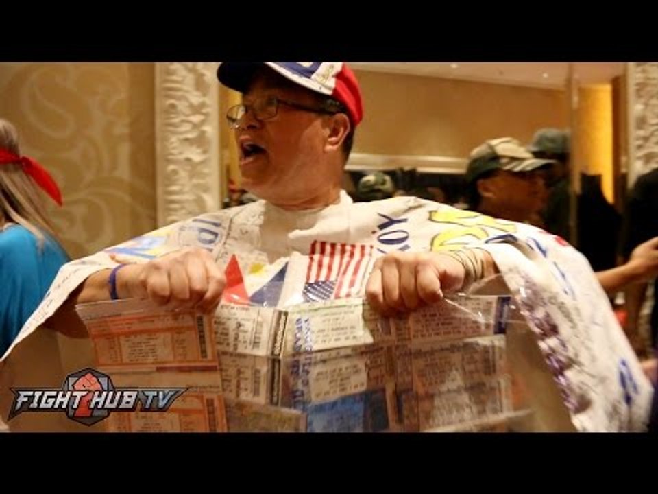 Meet the #1 Manny Pacquiao super fan! Been to every single Pacquiao fight since 2004