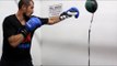 Sergey Kovalev shows technique, power & speed on double end bag & speed bag- Ward vs. Kovalev video