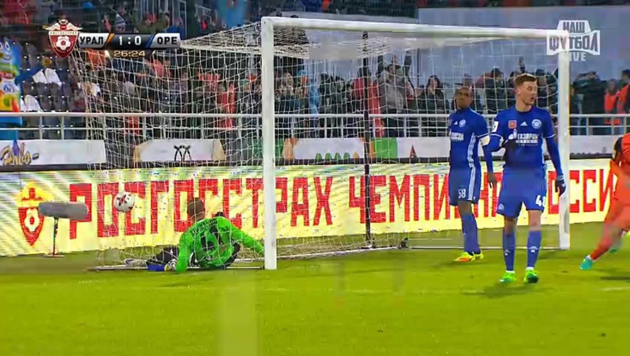 Vladimir Iljin Goal HD - Ural 1-0 Orenburg 10.04.2017