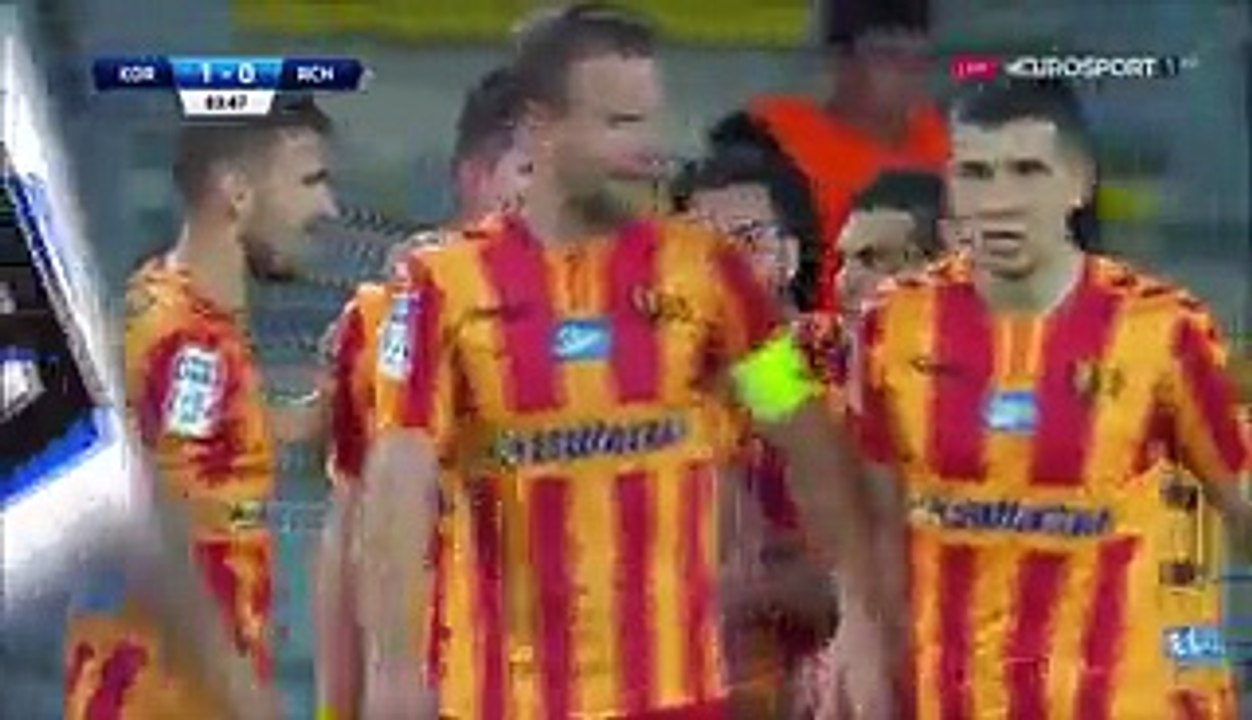 1-0 Nabil Aankour Goal Poland Ekstraklasa - 10.04.2017 Korona Kielce 1-0 Ruch Ch