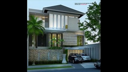 Desain Rumah Tropis Minimalis 2 Lantai 3