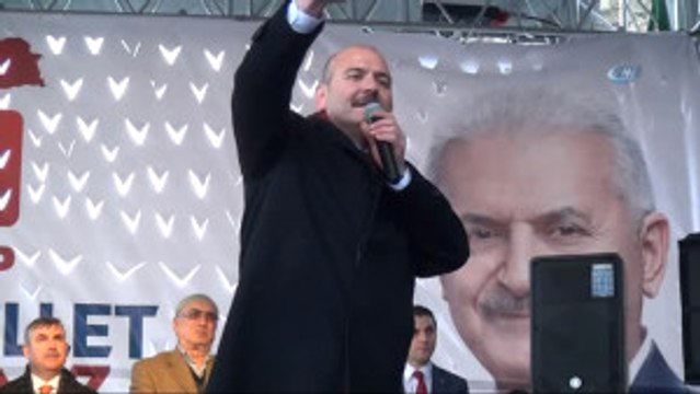 Bakan Süleyman Soylu, Biz Onlara 4 Duvar Verdik, İstediklerine Sırtlarını Dayasınlar