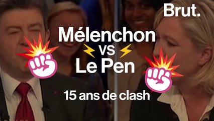 Mélenchon VS Le Pen : 15 ans de clash