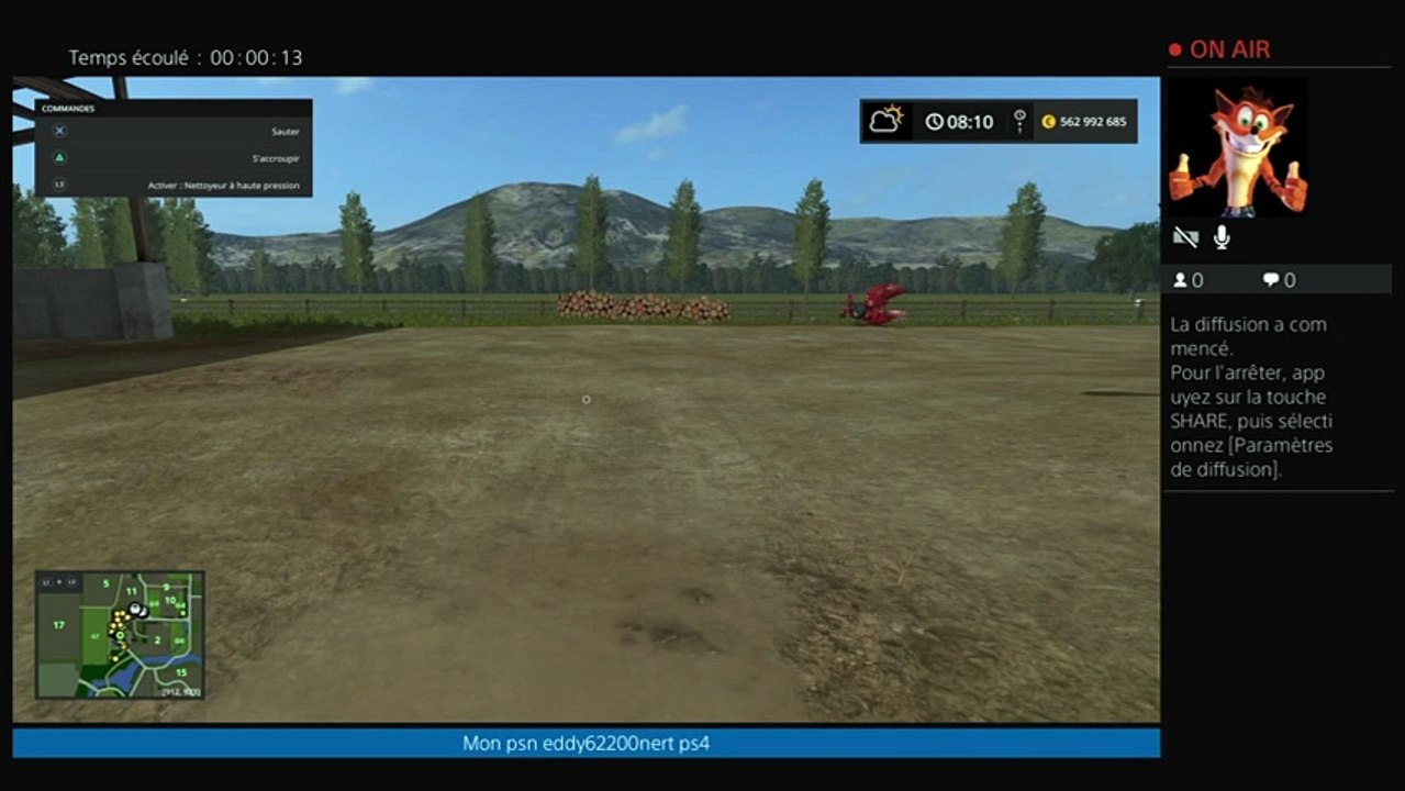 Farming simulor 1ma chaine YouTube Le monde gg mais sa marque La TEAM Cross (3)