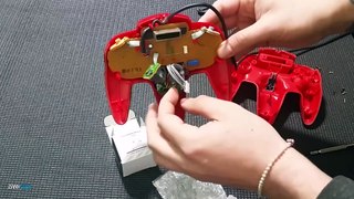 How to Repair Official N64 Controller - Replace Thumbstick - Nintendo Tutorial - ZanyGeek