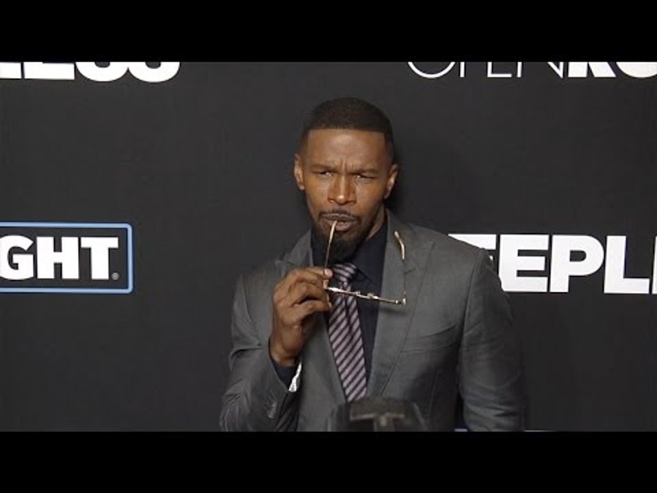 Jamie Foxx "Sleepless" Premiere Red Carpet video Dailymotion