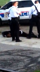 Officer curb stomps guys head