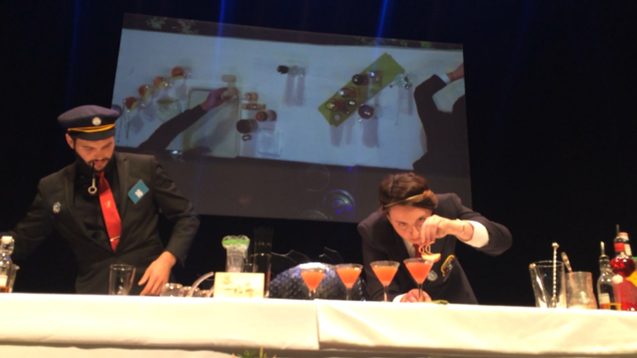 Les Trophées nationaux des Calvados  catégorie élèves en formation barman