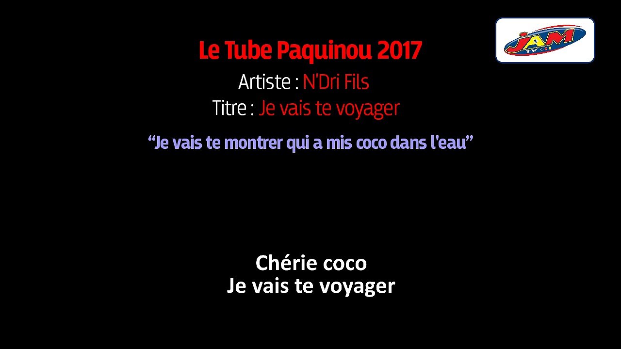 Le Tube Paquinou 2017 de N'Dri Fils + Lyrics