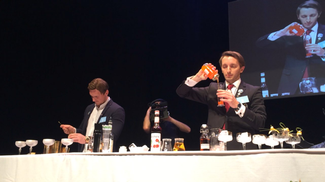 Les barmen donnent tout pour les Trophées internationaux des Calvados