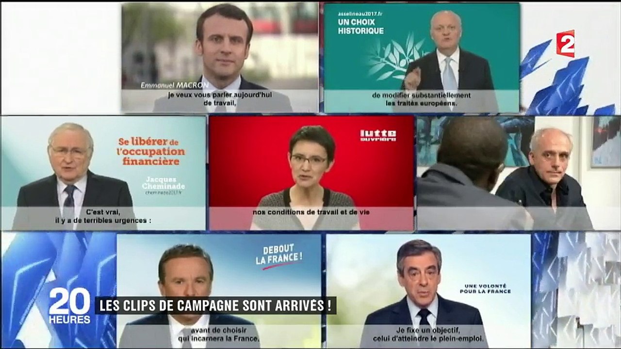 Présidentielle 2017 : les candidats dévoilent l...