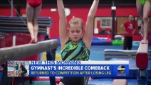 Amputée d’une jambe, cette gymnaste américaine réalise d’impressionnants enchainements