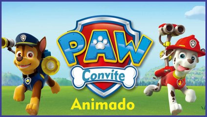 Convite Animado Patrulha Canina