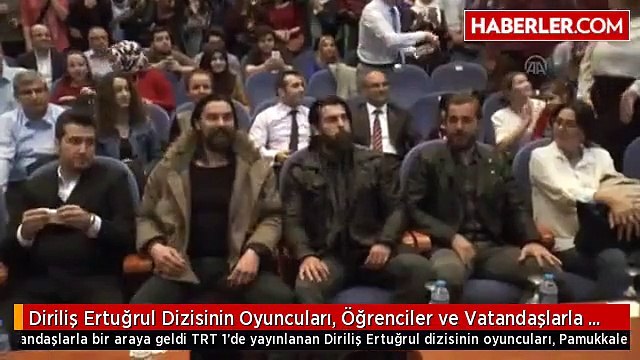 Diriliş Ertuğrul Dizisinin Oyuncuları, Öğrenciler ve Vatandaşlarla Bir Araya Geldi