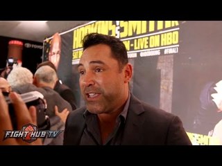 Oscar De La Hoya "His discipline is what made him. There won't be someone like him for awhile"
