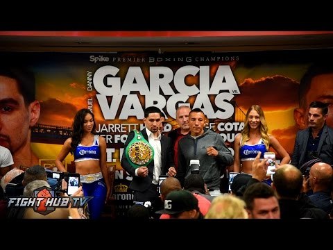 Danny Garcia vs. Sammy Vargas Official Press Conference & Face Off video