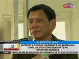 Duterte at Roxas, nagbanta ng sampalan dahil sa isyu kung graduate ng Wharton si Roxas