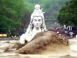 [MP4 360p] Monsoon in India Over 600 Dead - Shiva statue under water after heavy flooding