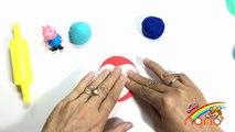 PLAY DOH RAINBOW CAKE! - CREAT Lollipop  toys with Peppa Pigrrt546