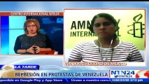 “No es difícil investigar quién lanza bombas lacrimógenas desde un helicóptero a manifestantes en Venezuela”: Carolina Jiménez, miembro de Amnistía Internacional