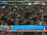 Alden Richards at Maine Mendoza, dinagsa ng fans sa mall show sa Davao City