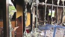 Caos y destrucción imperan en el Congreso paraguayo tras incendio