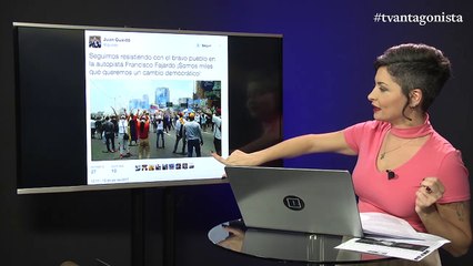 O povo nas ruas da Venezuela