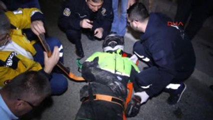 Kocaeli - Motosiklet Ata Çarptı, Sürücünün Kolu, Atın Bacakları Kırıldı