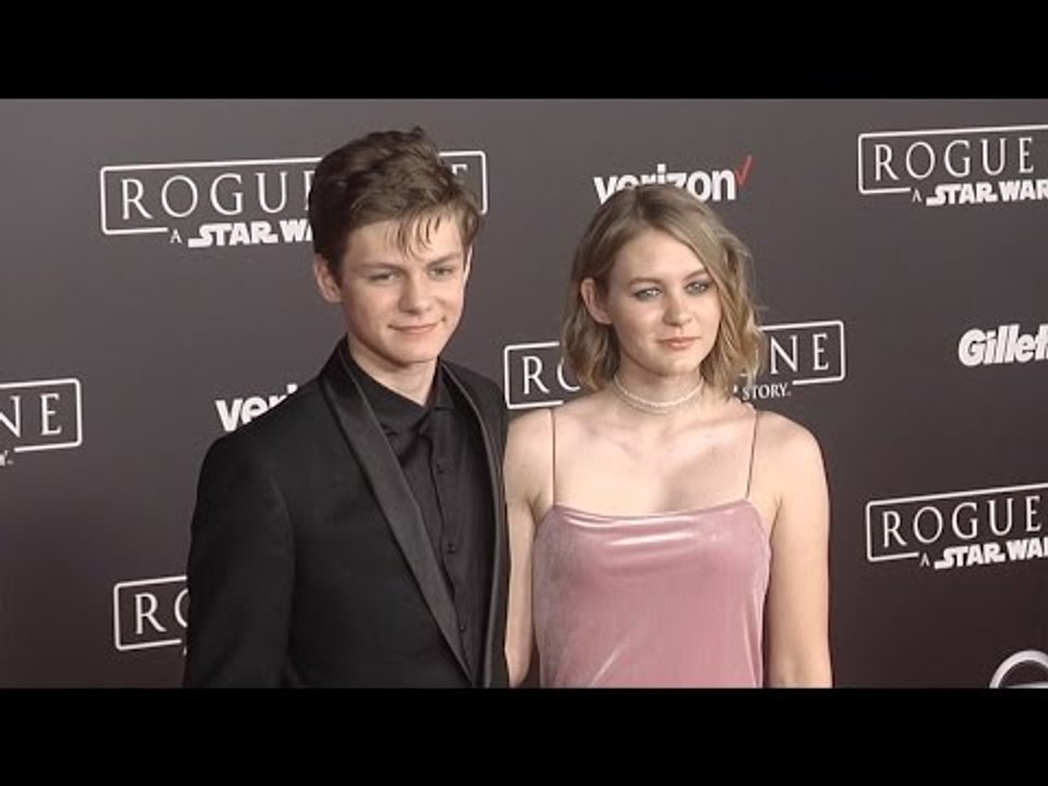 Ty Simpkins and Ryan Simpkins "Rogue One: A Star Wars Story" World Premiere