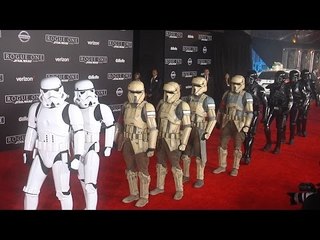 Stormtroopers "Rogue One" World Premiere Red Carpet