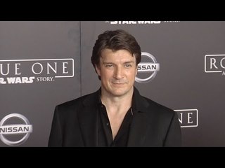 Nathan Fillion "Rogue One: A Star Wars Story" World Premiere Red Carpet