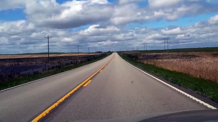 Driving west in North Dakota