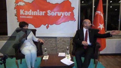 Kırklareli - Bakan Soylu : Biz Ona 4 Tane Duvar Verdik, Istediği Duvara Sırtını Dayasın