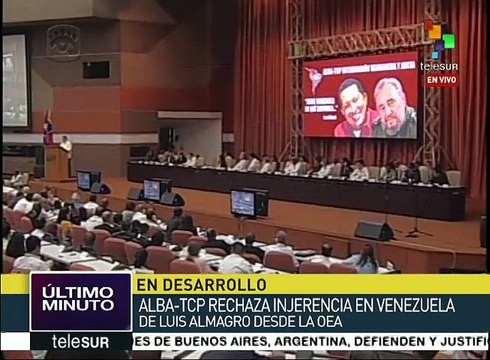 ALBA: Respaldamos a la Revolución Bolivariana y el valor de su pueblo