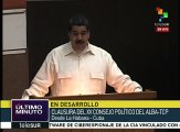 Maduro: El ALBA nació del encuentro real de gobiernos y pueblos
