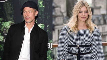 Brad Pitt Spotted Flirting with Actress Sienna Miller