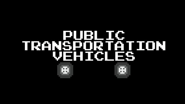 Public Transportation Vehicles - Trains, Buses, Boat - Th
