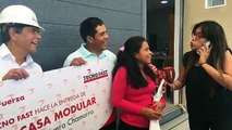 Evangelina Chamorro recibió una Moderna Vivienda con Tecnología Modular