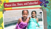 Live Mermaids Swimming In Our Pool! Family Fun Fin Mermaid Tail Pool Time-AtjvXQC3lrM