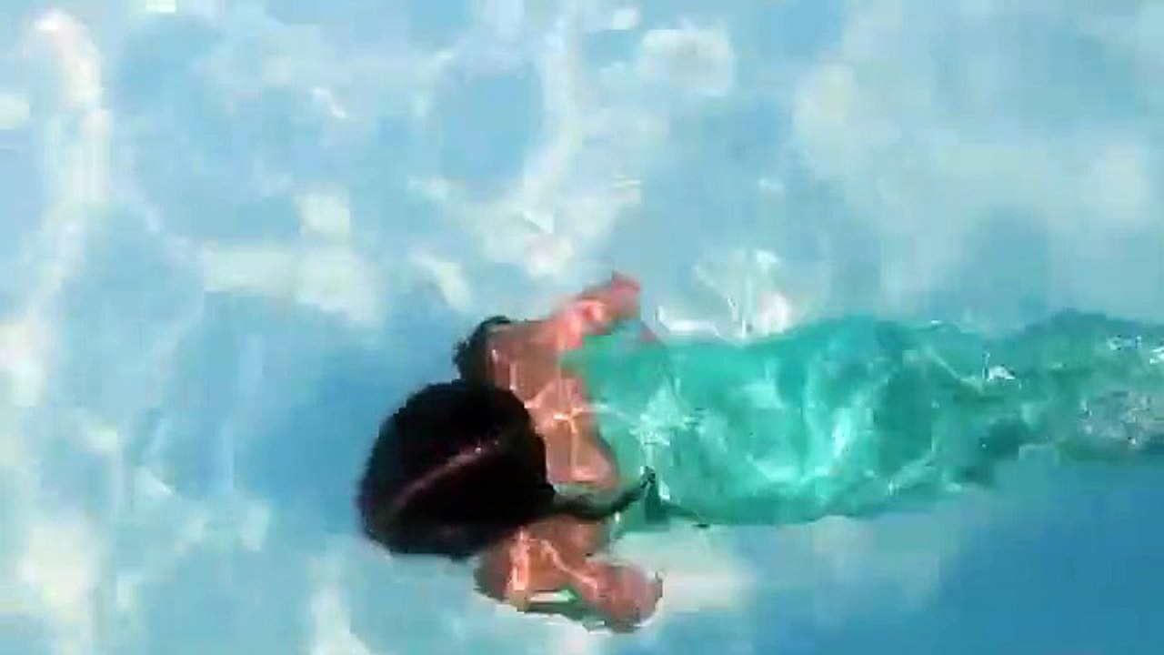 Live Mermaids Swimming In Our Pool! Fa