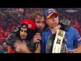 WWE Raw 10 April 2017 Full Show -Dean Ambrose Attacks The Miz on RAW - wwe raw 10th april 2017