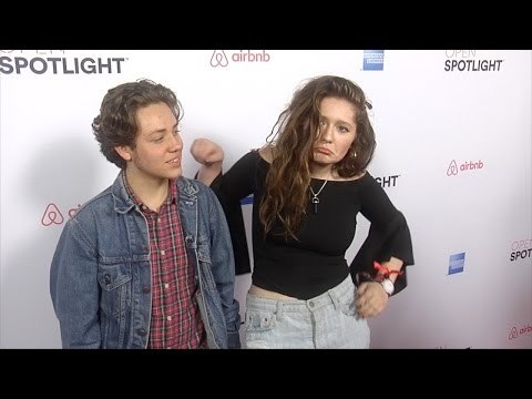Ethan Cutkosky & Emma Kenney 3rd Annual “Airbnb Open Spotlight” Red Carpet