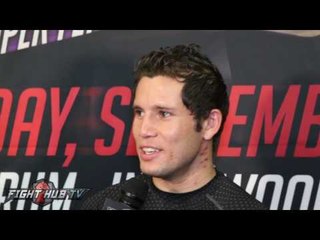 Carlos Cuadras "Chocolatito is too tiny! I'm going to slap him around!"