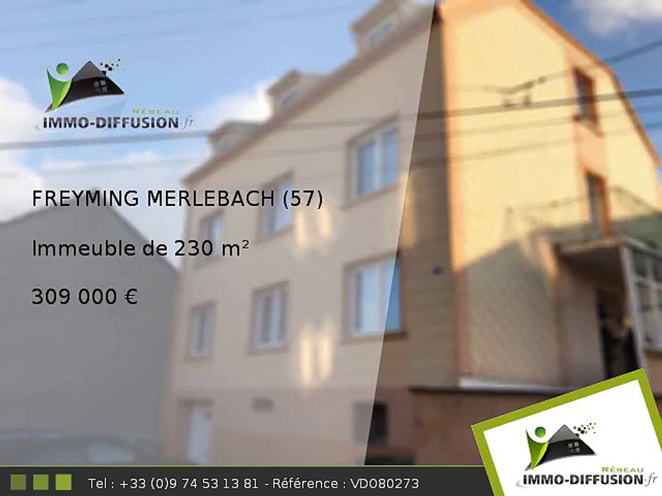 Immeuble A vendre Freyming merlebach 230m2 - 309 000 Euros