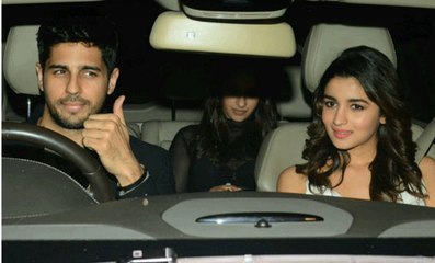 Alia Bhatt And Sidharth malhotra Spotted Together Late Night