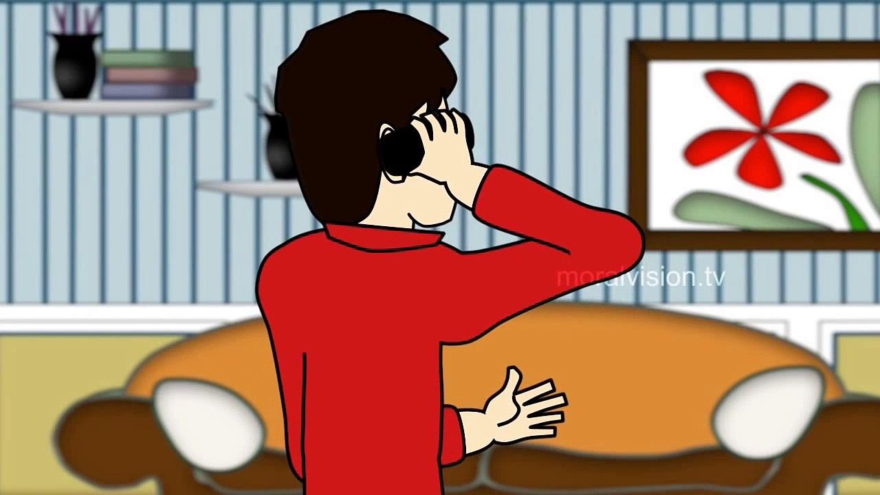 The Devils trap on girl - Islamic muslim Cartoons & animations